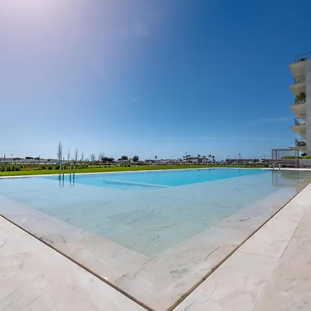 Bayline Cond - Sea View - Spa - Pool - Gym - Truta By Bedzy Armação de Pêra Buitenkant foto